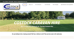 Desktop Screenshot of costockcaravans.co.uk